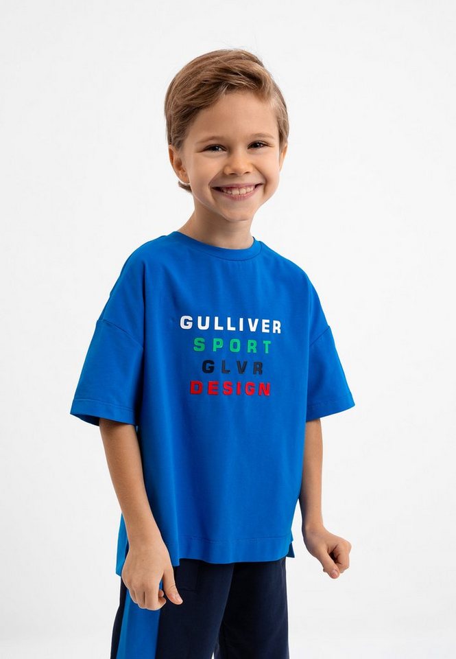 Gulliver T-Shirt mit buntem Frontprint von Gulliver
