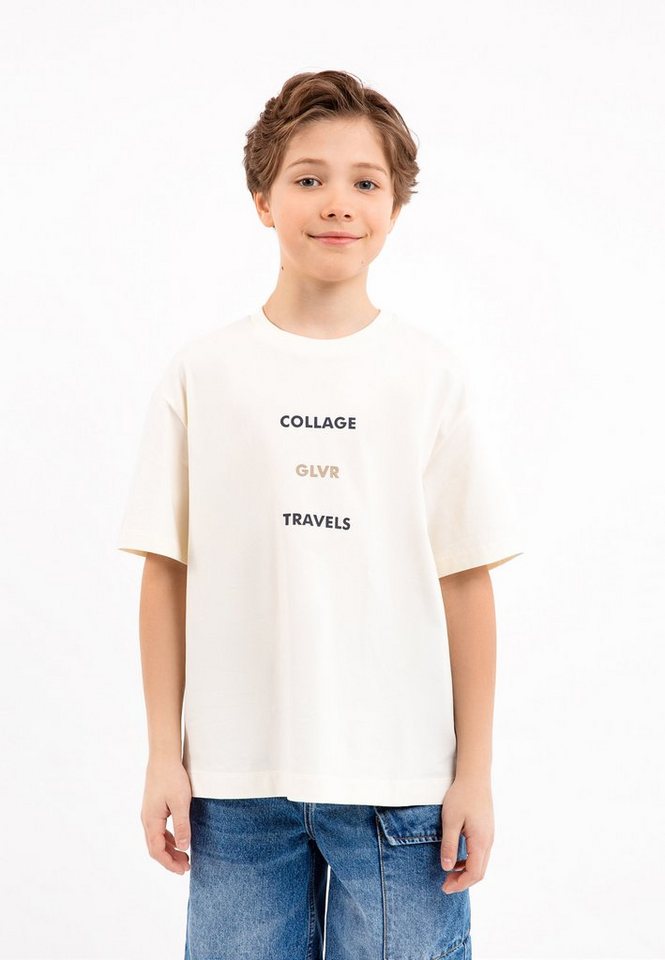 Gulliver T-Shirt mit coolen Schriftprints von Gulliver