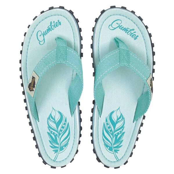 GUMBIES Boho Mint - Nachhaltige Sommerschuhe für Damen von Gumbies