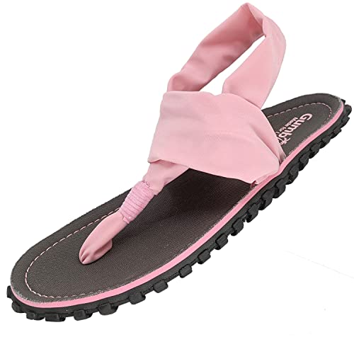 Gumbies Zehentrenner Sandalen | Modell Slingback | Farbe Grey Pink | Gr. 40 von Gumbies