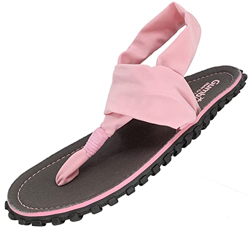 Gumbies Zehentrenner Sandalen | Modell Slingback | Farbe Grey Pink | Gr. 43 von Gumbies