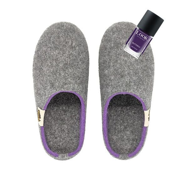 GUMBIES Set – Nachhaltige Hausschuhe mit Veganem Nagellack von Gumbies