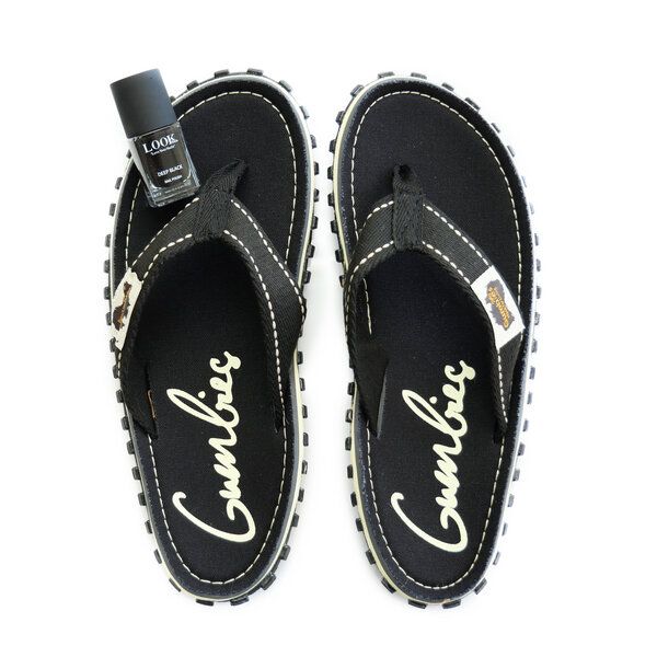 GUMBIES Set - Nachhaltiger Zehentrenner mit veganem Nagellack von Gumbies