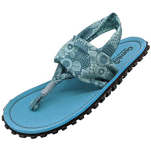 Gumbies Zehentrenner Sandalen | Slingback | Farbe Turquoise | Gr. 43 von Gumbies