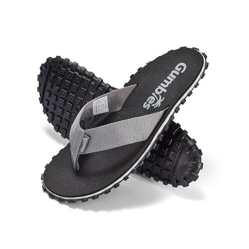Gumbies Duckbill Unisex-Flip-Flops mit Riemen aus recyceltem Kunststoff und recycelter Gummisohle, Komfort garantiert, schwarz grau, 39 2/3 EU Gumbies Duckbill Unisex-Flip-Flops mit Riemen aus recyceltem Kunststoff und recycelter Gummisohle, Komfort garantiert, schwarz grau, 39 2/3 EU von Gumbies