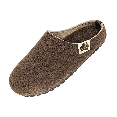 Gumbies Hausschuhe | Modell Outback Slipper | Farbe Chocolate-Cream | Gr. 38 von Gumbies