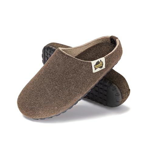 Gumbies Hausschuhe | Modell Outback Slipper | Farbe Chocolate-Cream | Gr. 40 von Gumbies