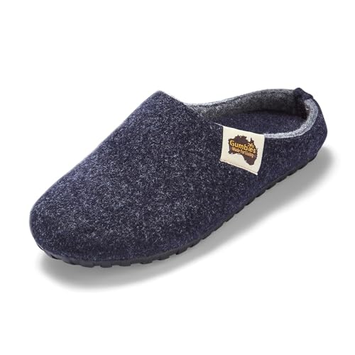 Gumbies Hausschuhe | Modell Outback Slipper | Farbe Navy-Grey | Gr. 41 von Gumbies