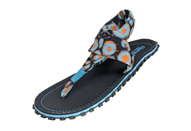 Gumbies Slingbacks in Navy Spots Riemchensandalette aus recycelten Materialien hergestellt, stabile Gummisole von Gumbies