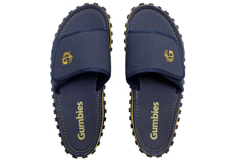 Gumbies Strider Slides in Navy Pantolette Hergestellt aus recycelten Materialien von Gumbies