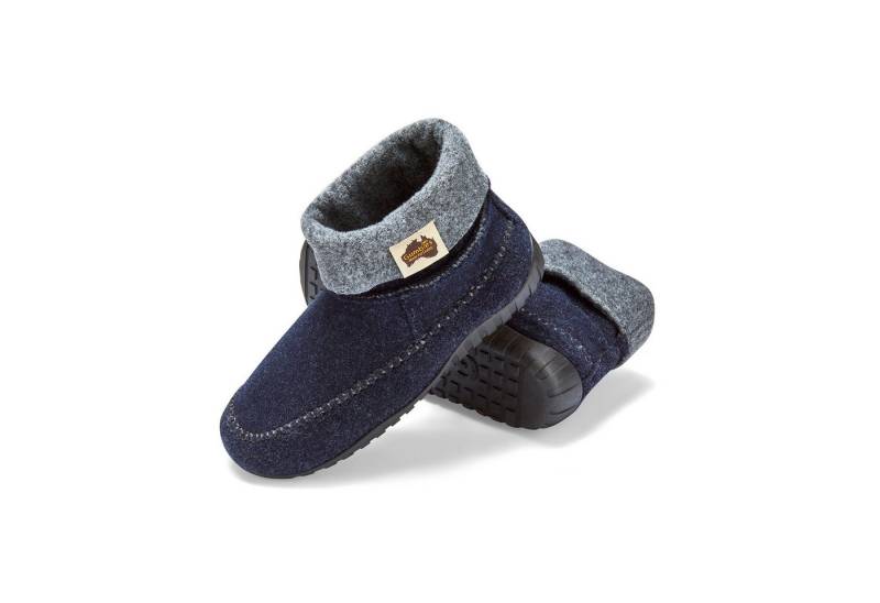 Gumbies Thredbo in Navy-Grey Hausschuh Hergestellt aus recycelten Materialien von Gumbies