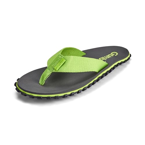 Gumbies Zehentrenner | Modell Duckbill | Farbe Grey-Lime | Gr. 36 von Gumbies