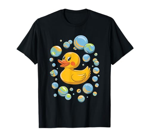 Gummiente Badeente Quietscheente T-Shirt, Unisex Erwachsene, Rubber Duck Fans, Kinder, Kurzärmelig, Klassisch, Schwarz, S, EU 41 Gummiente Badeente Quietscheente T-Shirt, Unisex Erwachsene, Rubber Duck Fans, Kinder, Kurzärmelig, Klassisch, Schwarz, S, EU 41 von Gummiente Badeente Quietscheente