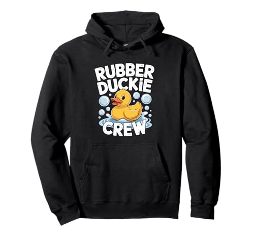 Rubber Duckie Crew Quietscheenten Badespaß Gummiente Kinder Pullover Hoodie von Gummienten Liebhaber Badefreunde Spaß