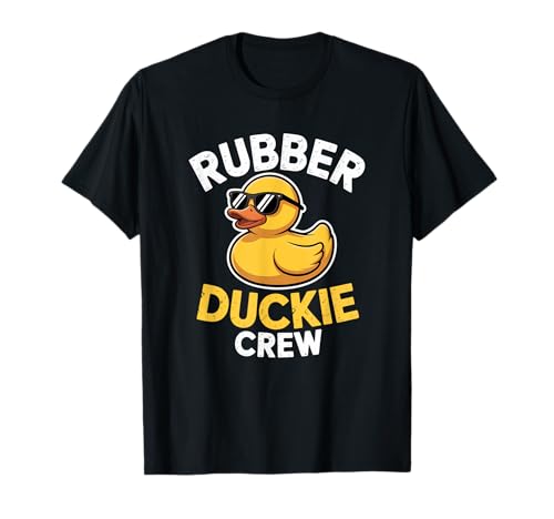 Rubber Duckie Crew Quietscheenten Badespaß Gummiente Kinder T-Shirt von Gummienten Liebhaber Badefreunde Spaß