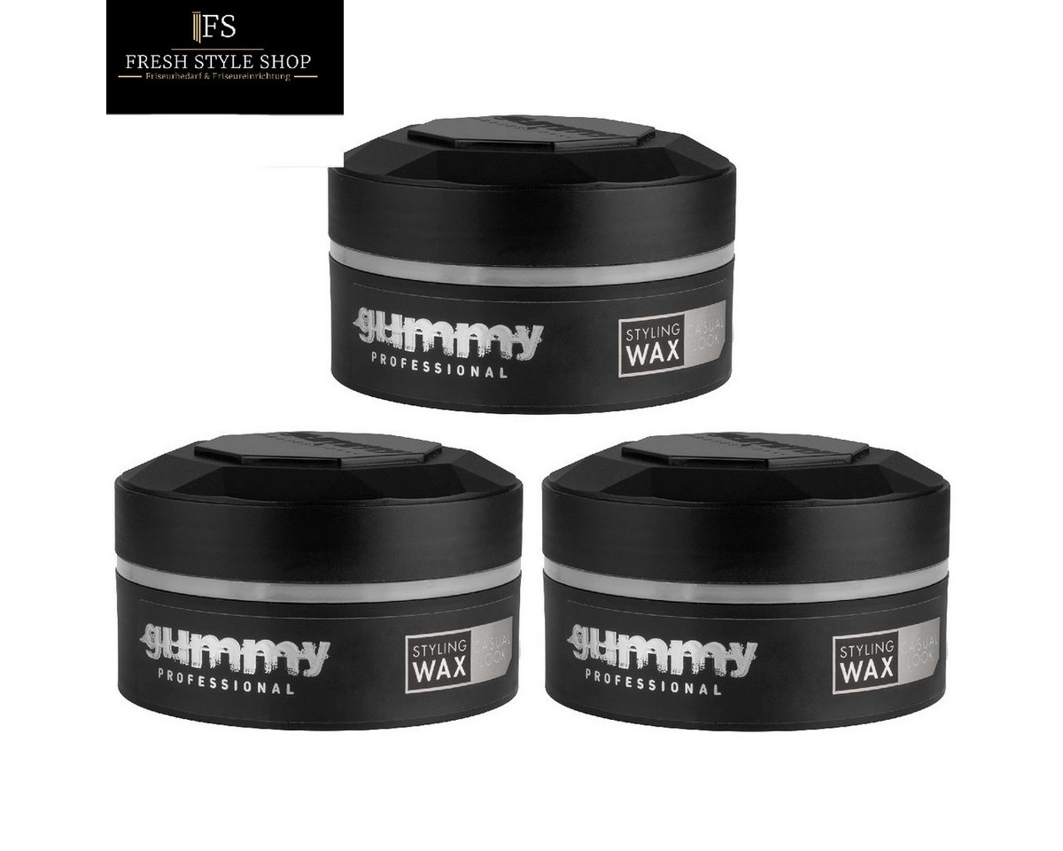 Gummy Professional Haarwachs 3x Haarstyling Wax Hair Wax Casual Look 150ml, 3-tlg. Gummy Professional Haarwachs 3x Haarstyling Wax Hair Wax Casual Look 150ml, 3-tlg. von Gummy Professional