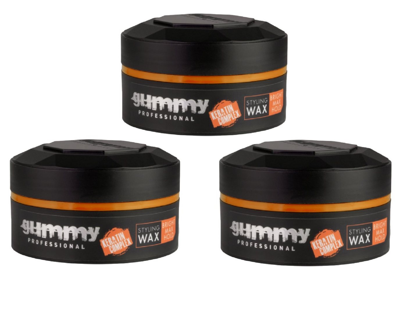 Gummy Professional Haarwachs Fonex Gummy Styling Wax Bright Max Hold 3er Set je 150ml Gummy Professional Haarwachs Fonex Gummy Styling Wax Bright Max Hold 3er Set je 150ml von Gummy Professional