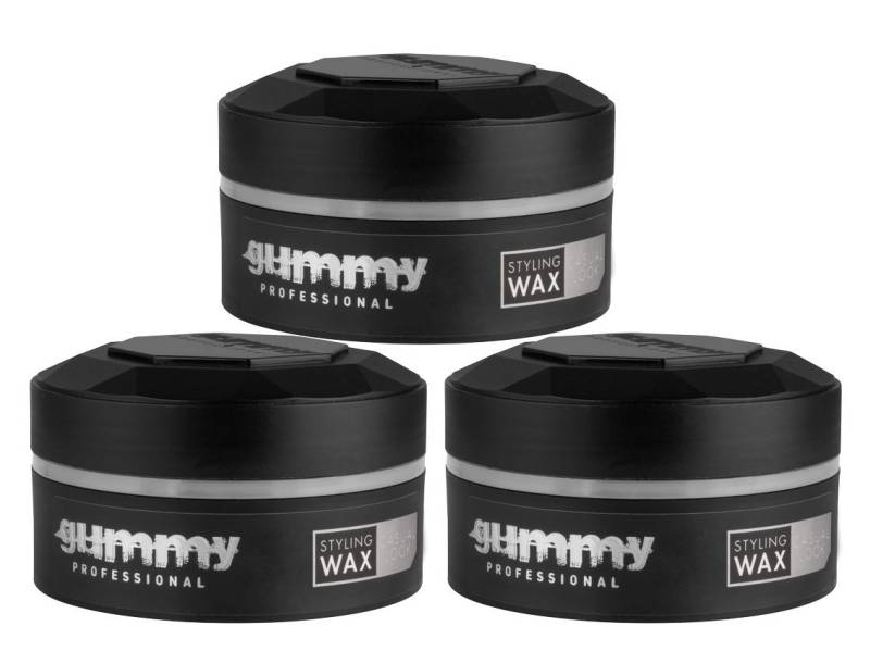 Gummy Professional Haarwachs Fonex Gummy Styling Wax Casual Look 3er Set je 150 ml (450ml) von Gummy Professional