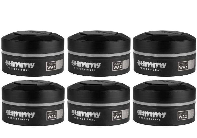Gummy Professional Haarwachs Fonex Gummy Styling Wax Casual Look 6er Set je 150 ml (900ml) von Gummy Professional