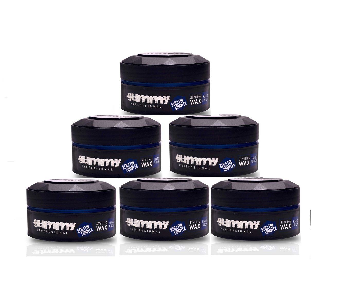 Gummy Professional Haarwachs Fonex Gummy Styling Wax Hard Finish Extra Stark 6er Set je 150 ml Gummy Professional Haarwachs Fonex Gummy Styling Wax Hard Finish Extra Stark 6er Set je 150 ml von Gummy Professional