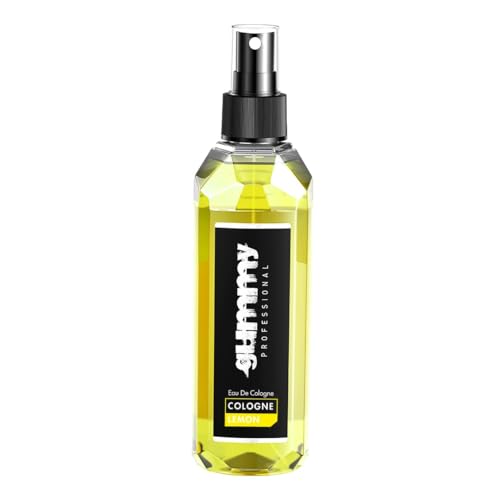 Gummy Zitronen Eau de Cologne Spray 400ml – Erfrischendes After Shave Duftwasser – Unisex Rasierwasser mit langanhaltendem Zitrusduft – Barber Cologne für Männer & Frauen von Gummy