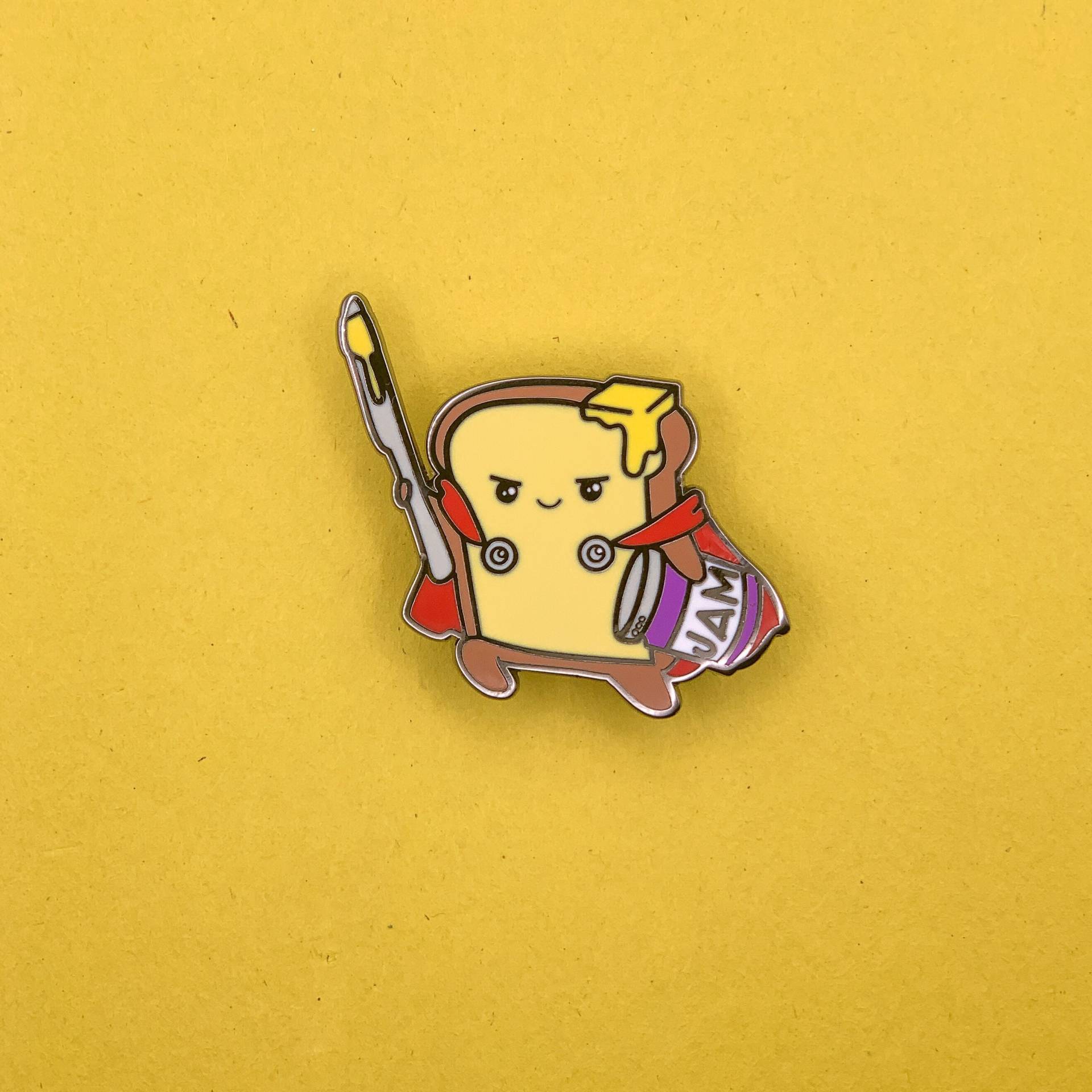 Toast Krieger Hard Emaille Pin | Original Design Toast Krieger Hard Emaille Pin | Original Design von GummyDesigns
