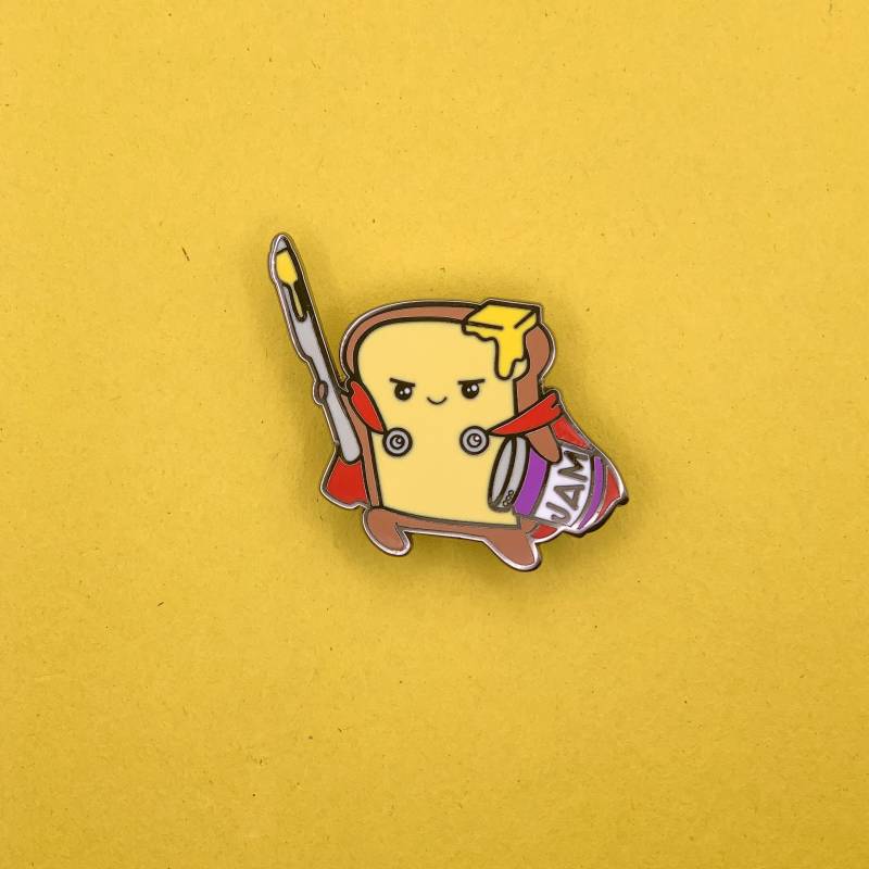 Toast Krieger Hard Emaille Pin | Original Design Toast Krieger Hard Emaille Pin | Original Design von GummyDesigns