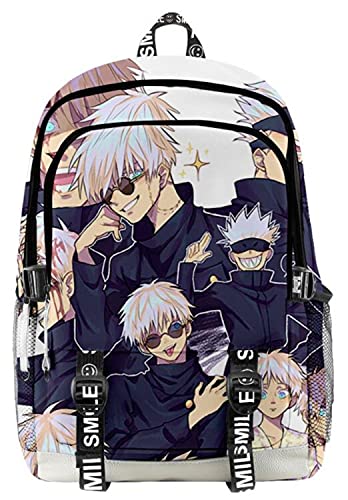 Gumstyle Anime Jujutsu Kaisen Rucksack Schultasche 3D Gedruckt Laptop Backpack Büchertasche Jungen Mädchen Daypack Reisetasche 1154/18 von Gumstyle
