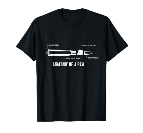 Funny ammunition anatomy shirt 7,62 mm | gift soldier police T-Shirt Funny ammunition anatomy shirt 7,62 mm | gift soldier police T-Shirt von Gun lover gift & tee center