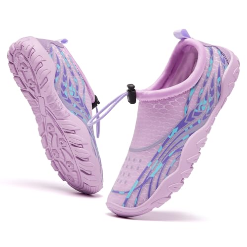 Gunaisime Kinder Badeschuhe Wasserschuhe Strandschuhe Mädchen Jungen Schwimmschuhe rutschfeste Sportschuhe Surfschuhe Kleinkind Schwimmbad von Gunaisime