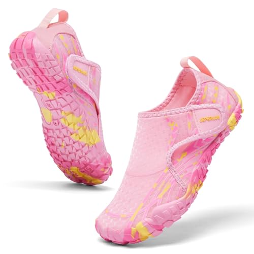 Gunaisime Kinder Badeschuhe Wasserschuhe Strandschuhe Mädchen Jungen Schwimmschuhe rutschfeste Surfschuhe Sportschuhe Kleinkind Schwimmbad von Gunaisime