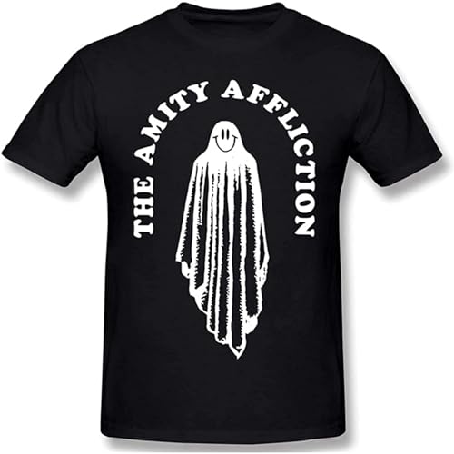Th-E Ami-Ty Affli-Ction T-Shirts Men's Tops Short-Sleeve Crewneck Cotton Tees Black XL von Guncha
