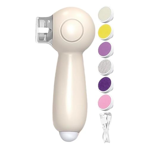 Babies Electric Nail Pulverizer, Safe Filer Kit, Nail Grooming Tool, Gentle Grinder 2.17x1.77x4.53 Inches for Newborns, Kids, and Adults, for Toes and Fingernails von Gungtj