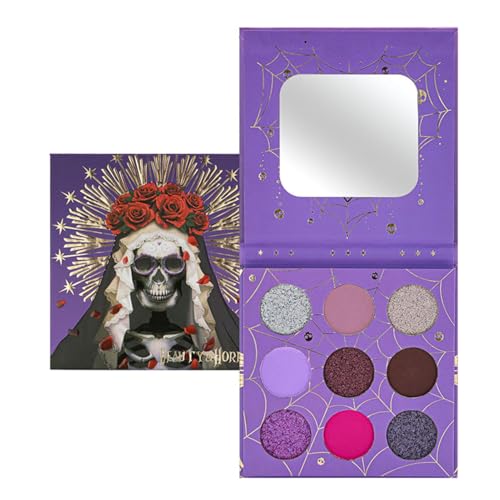 Black Grey Eyeshadow Palette, Smokey Eyeshadow Palette, Glitter Makeup Palette, Goth Makeup Palette, Shimmer Eyeshadow Palette, Matte Eyeshadow Palette, Gothic Eyeshadow Palette von Gungtj