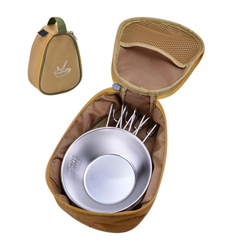 Gungtj Camping Cookware Bag, Organizing Storage Containers, Tenting Gear Pouch, Bowl Organizer Backpack, 5.51x3.07x7.48 Inches, Perfect for Outdoor Adventures and Hiking Gungtj Camping Cookware Bag, Organizing Storage Containers, Tenting Gear Pouch, Bowl Organizer Backpack, 5.51x3.07x7.48 Inches, Perfect for Outdoor Adventures and Hiking von Gungtj