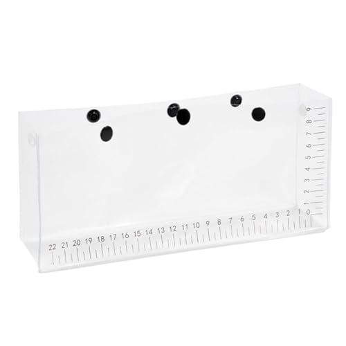 Gungtj Clear Fish Bags, Outdoor Lure Storage, Convenient Snap Design, Uv-Resistant Scale, Foldable Observation Pack, Ideal for Fishing Enthusiasts, Men & Women von Gungtj