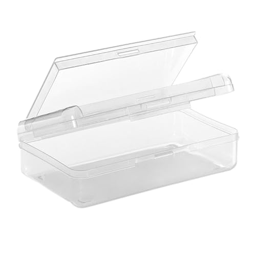 Gungtj Doppel-Federmäppchen, transparente Stiftebox – großes Fassungsvermögen, Schreibwarenbedarf, harte Bastelaufbewahrung für Buntstifte, Stifte, Schule, durchsichtig, Refer to description, Unisex von Gungtj