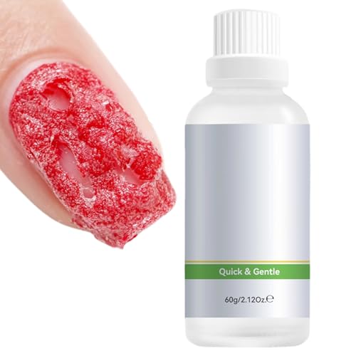 Gungtj Gel Nagellack Entferner - 60ml Acryl Nagelkleber Reiniger,Maniküre Pediküre Für Frauen Mädchen Anfänger Salon Zuhause Unterwegs von Gungtj
