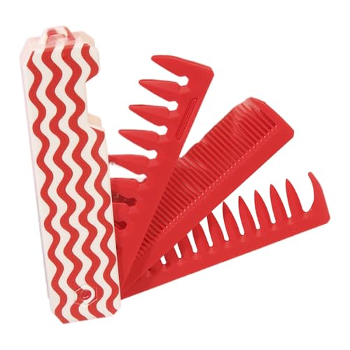 Pocket Comb, Fine Tooth & Wide Tooth Styling Tool, Folding Portable Design, Detangling Hair Brush, 8.78x1.18x0.55 Inches, For Hair Beards Mustaches Women Girls Travel Grooming von Gungtj