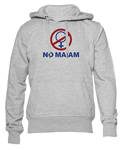 Al Bundy No ma'am Grauer Kapuzenpullover Herren Damen Unisex Langarm Ärmel Grey Hoodie Mens Womens XL von Gunmant