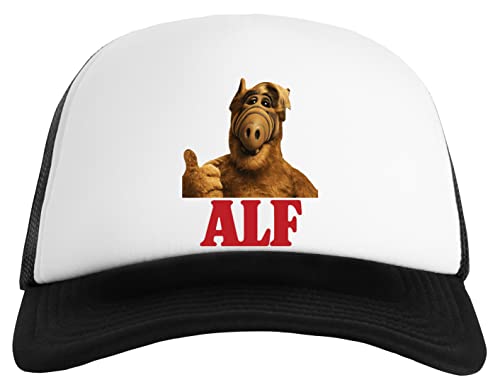 Gunmant Alf Retro Thumb Up Herren Damen Baseball Classic Kappe Unisex Erstellbarer Snapback Mens Womens Cap, Schwarz, Einheitsgröße von Gunmant