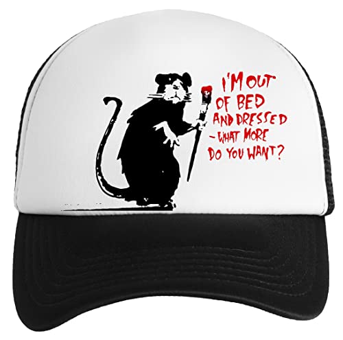 Gunmant Banksy Mouse Qute I'm Out of Bed Jungen Mädchen Baseball Classic Kappe Unisex Einstellbarer Snapback Kids Boys Girls Cap von Gunmant