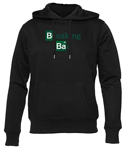 Breaking Bad Chemical Elements Schwarz Kapuzenpullover Herren Damen Unisex Langarm Ärmel Black Hoodie Mens Womens XS von Gunmant