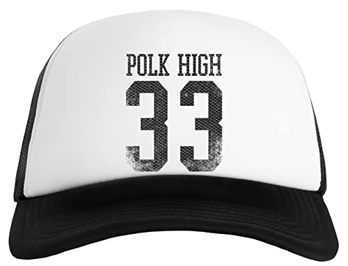 Gunmant Bundy Polk High 33 Herren Damen Baseball Classic Kappe Unisex Erstellbarer Snapback Mens Womens Cap von Gunmant