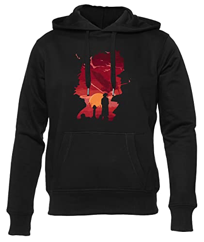Gunmant Cowboy Bebop Sonnenuntergang Schwarz Kapuzenpullover Herren Damen Unisex Langarm Ärmel Black Hoodie Mens Womens XL von Gunmant