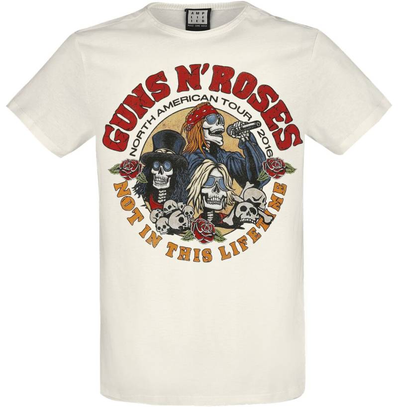 Guns N' Roses Amplified Collection - North American Tour T-Shirt altweiß in XL von Guns N' Roses