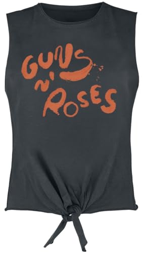 Guns N' Roses Amplified Collection - Paint Logo Frauen Top Charcoal L von Guns N' Roses