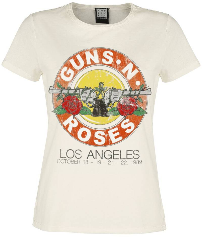 Guns N' Roses Amplified Collection - Vintage Bullet T-Shirt altweiß in XL von Guns N' Roses