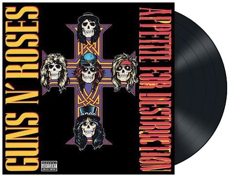 Guns N' Roses Appetite For Destruction LP schwarz von Guns N' Roses