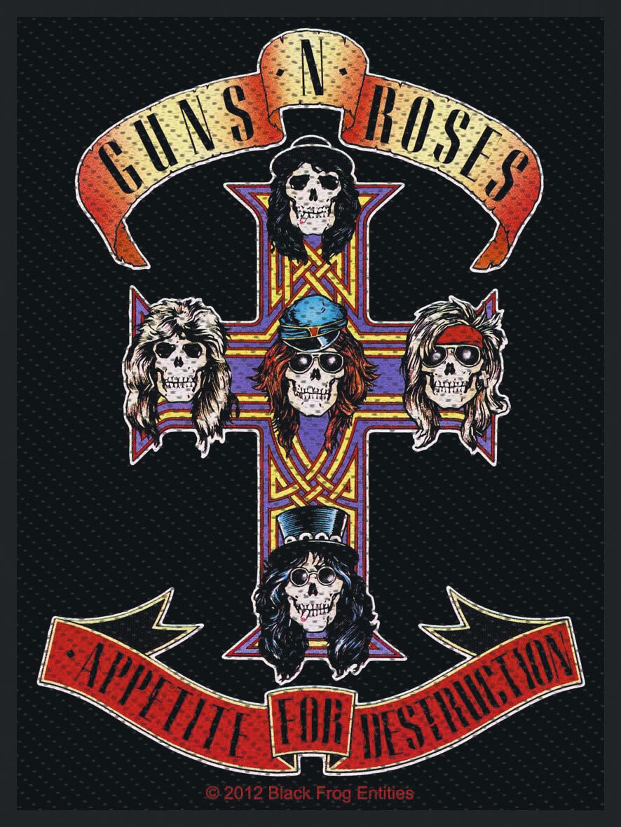 Guns N' Roses Appetite Patch multicolor von Guns N' Roses